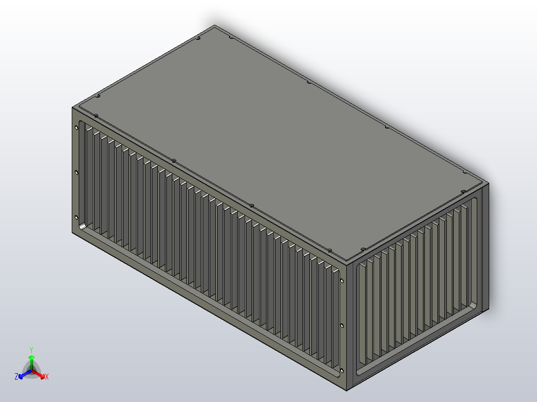 ATR标准机箱[ATR标准机箱]主视图