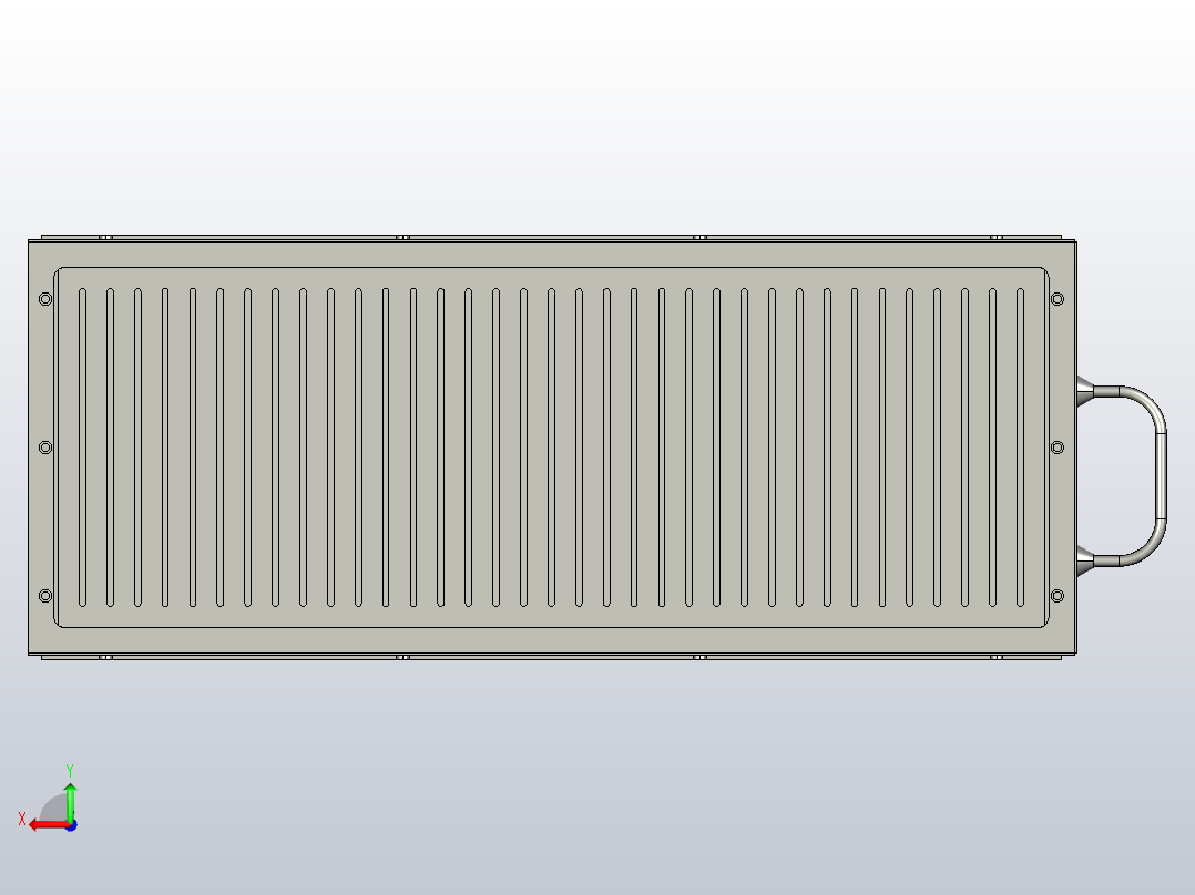 ATR标准机箱[ATR标准机箱]后视图