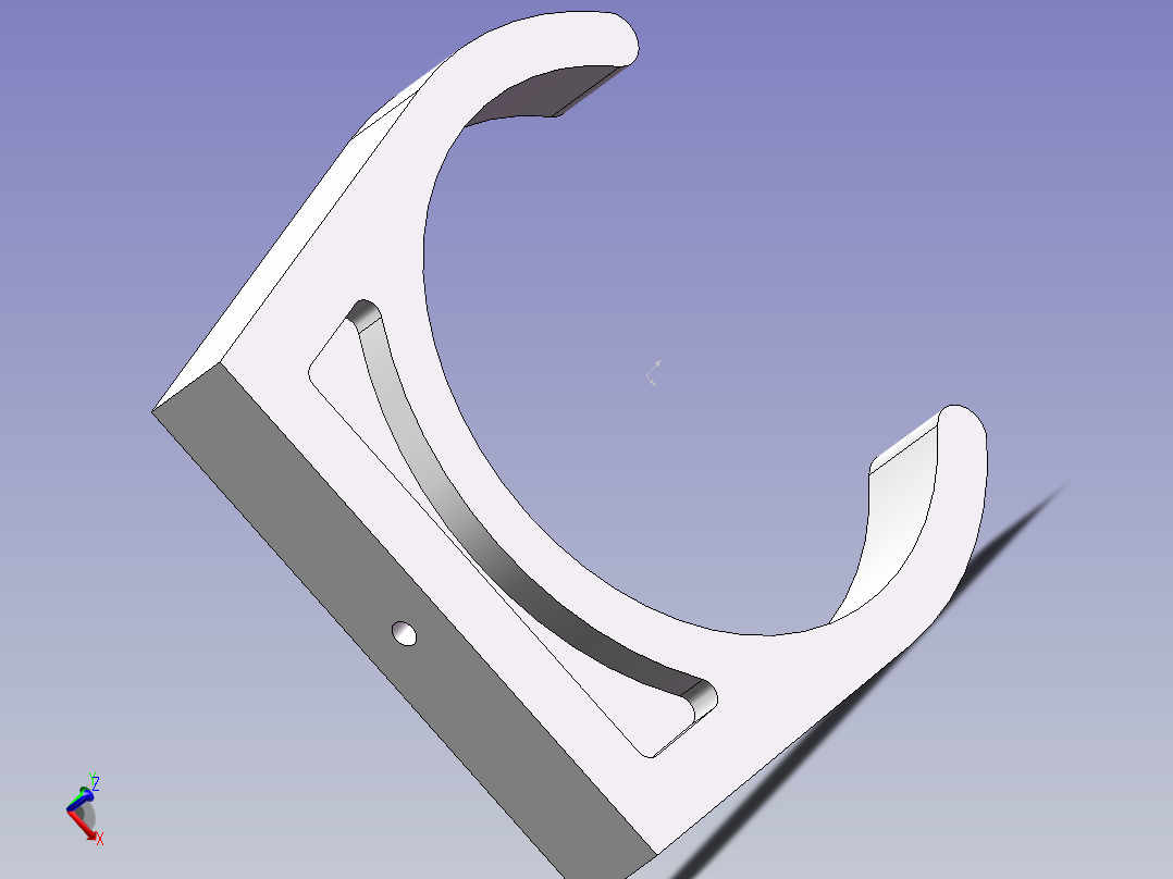 PVC管夹-UPVC主视图