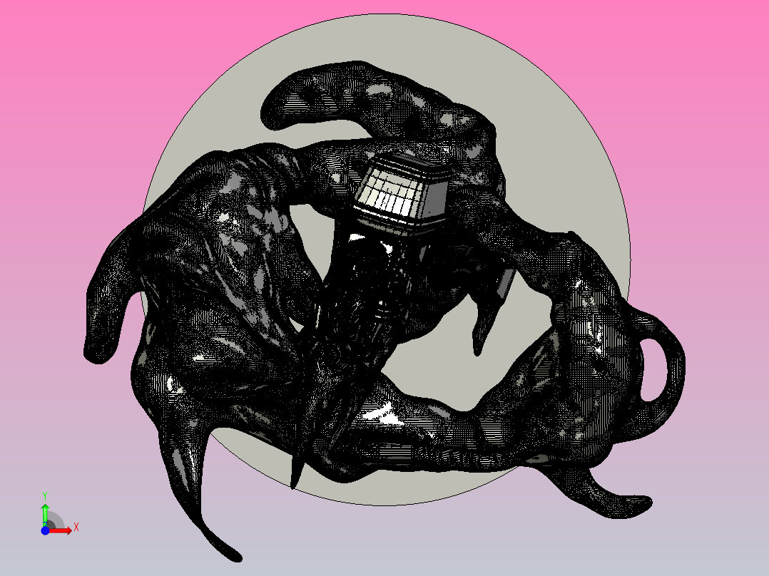 精神武器锤前视图