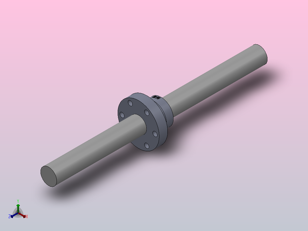 T型丝杆╱梯形丝杆螺母[TN23X30X3NR╱300×300PS]主视图