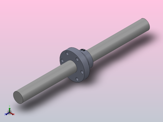 T型丝杆╱梯形丝杆螺母[TN23X30X3NR╱300×300PS]正等轴测缩略图