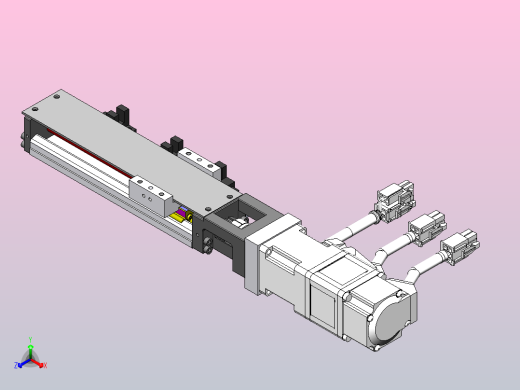 KK模组KK401P-150A1-F0 行程85mm正等轴测缩略图