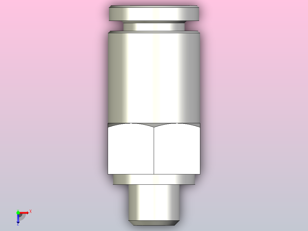 快插接头NPQH-D-M5-Q4-P10俯视图