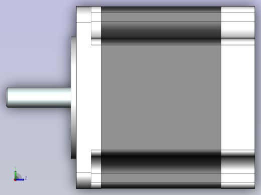 雷塞57步进电机两相_57HS09左视缩略图