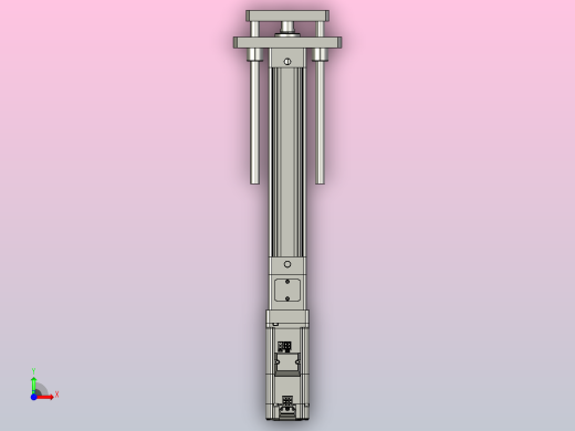 轻载电动缸TPA-ESR40-1210C-L150-M-QDX-W-P40-C3前视缩略图
