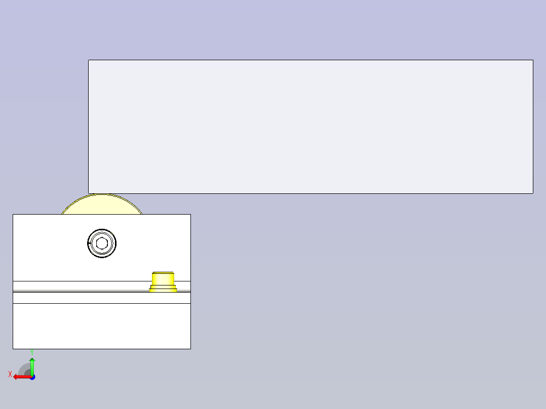 一款输送机辅助滚轮3D数模后视图