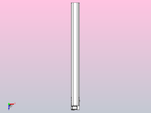 皮带直线轴半封闭可选导轨TPA-HNB-175D-140-L1900-RU-Y-P75-N3俯视缩略图