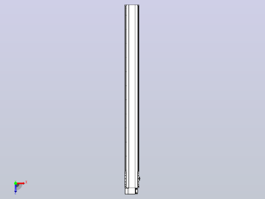 皮带直线轴半封闭可选导轨TPA-HNB-202D-140-L2250-LP-Y-P75-N3俯视缩略图