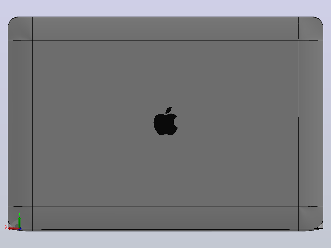 2019年14英寸视网膜显示屏MacBook Pro 15后视图