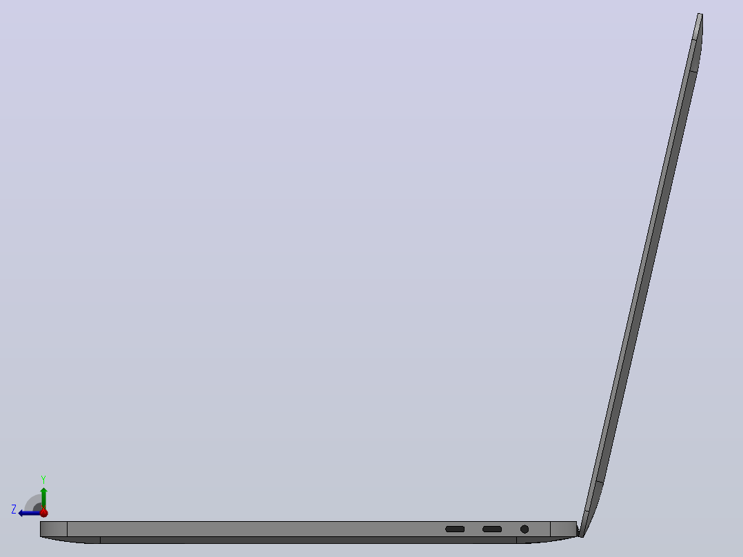 2019年14英寸视网膜显示屏MacBook Pro 15右视图