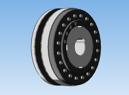 用于d85mm轴的安全离合器，具有高扭矩传输功能缩略图