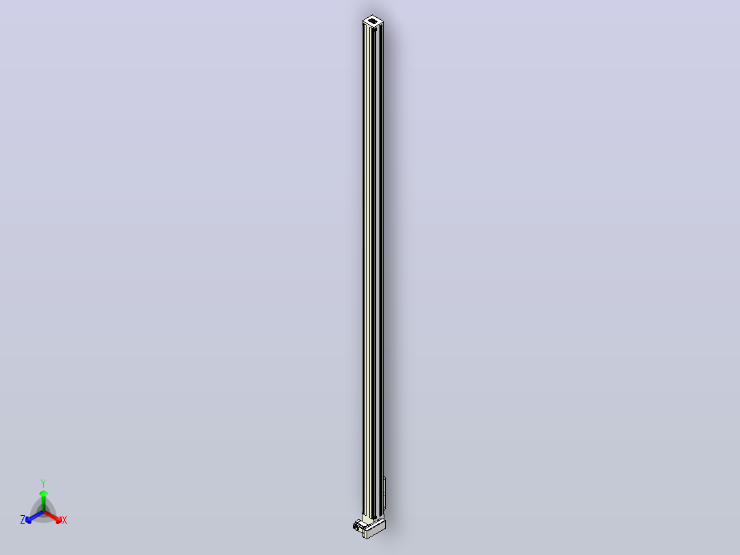 伺服电机集成皮带传动直线执行器TPA-OCB-140-256-L4650-LP-P75-N3主视图