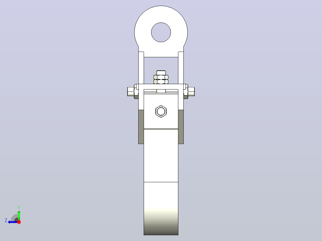 GB╱T 17116.2-2018[水平管道管箍管夹（型式112）112-225-A-8-4-B]右视图