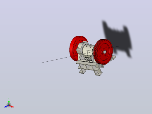颚式破碎机（总成）jaw-crusher-parts-模型格式为 stp