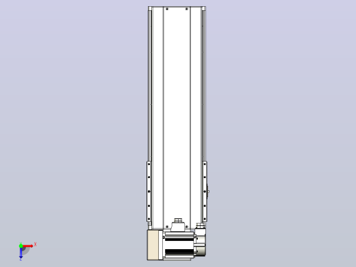 皮带直线轴半封闭可选导轨TPA-HNB-220D-176-L450-LU-C-P1K-N3俯视缩略图
