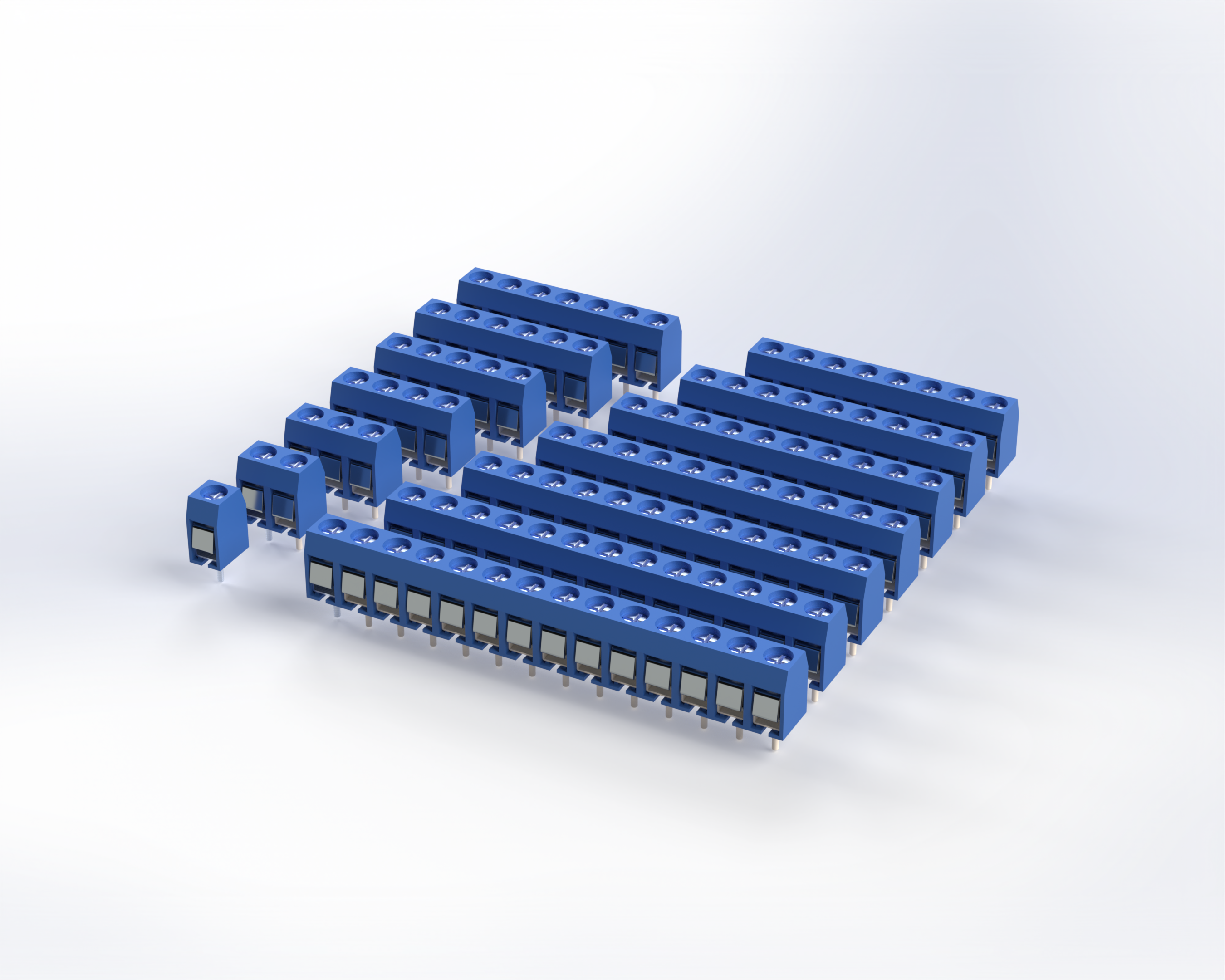 PCB安装螺丝接线盒连接器15
