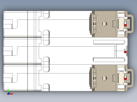 NB8-63H_3P小型断路器三维模型202306前视缩略图