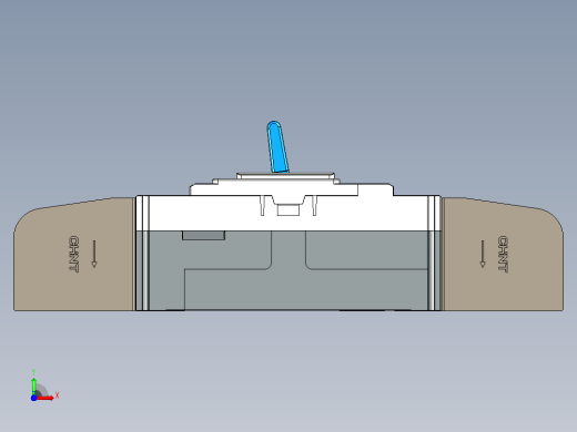 NM5-630 4P塑料外壳式断路器三维模型202209前视缩略图