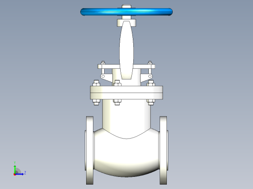 J41H-Y-Class150Lb APII美标截止阀[2.5]左视缩略图