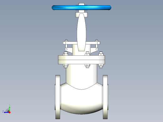 J41H-Y-Class150Lb APII美标截止阀[2.5]右视缩略图