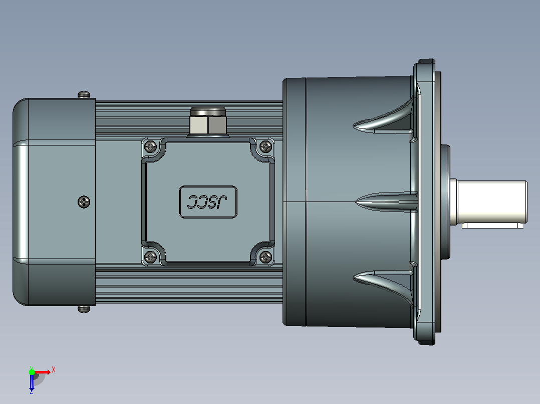 标准电机s250v03-R俯视图