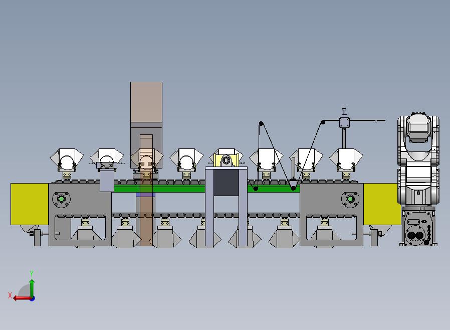 口罩3M生产线后视图