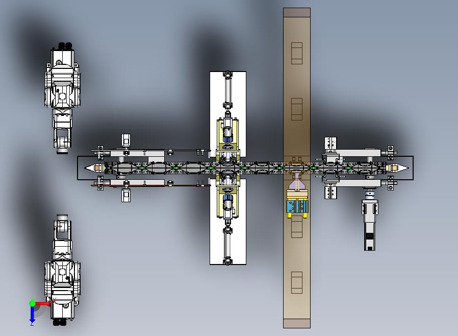 口罩3M生产线俯视图
