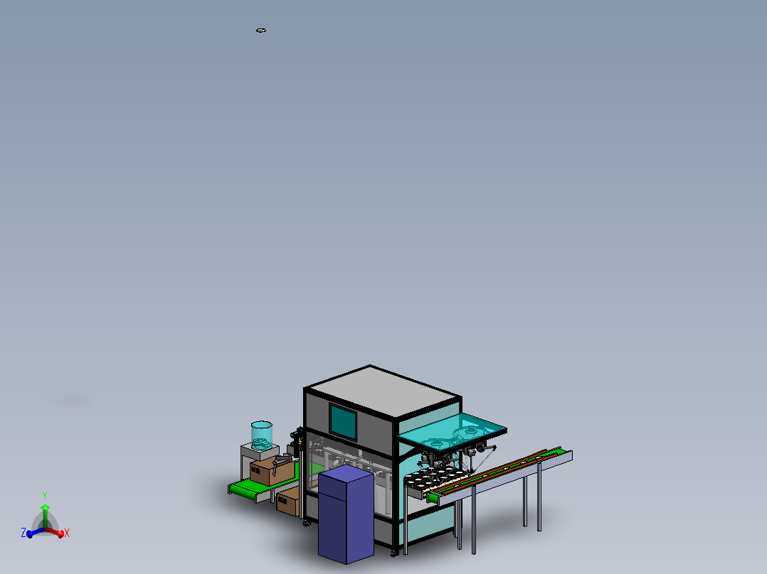 双机械手抓料激光打码出料机sw18可编辑
