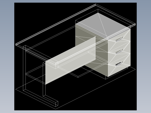 室内家具及植物的维模型十二-B026