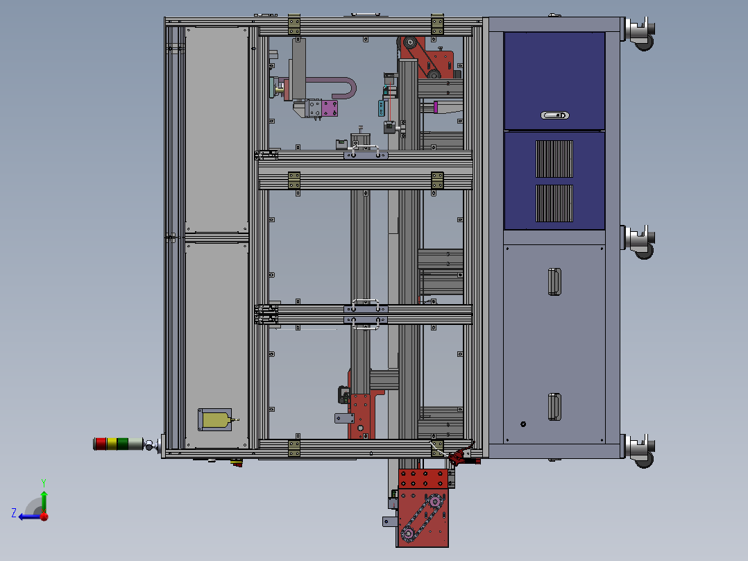识别分拣机右视图