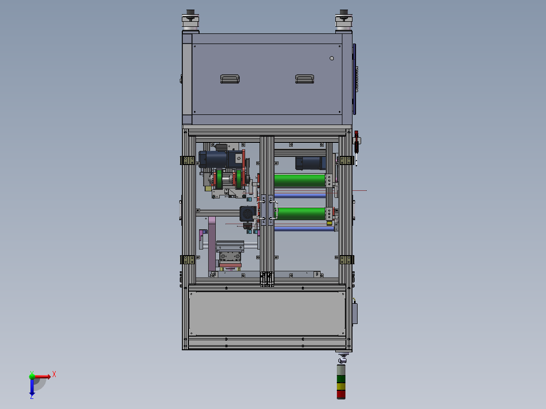识别分拣机俯视图