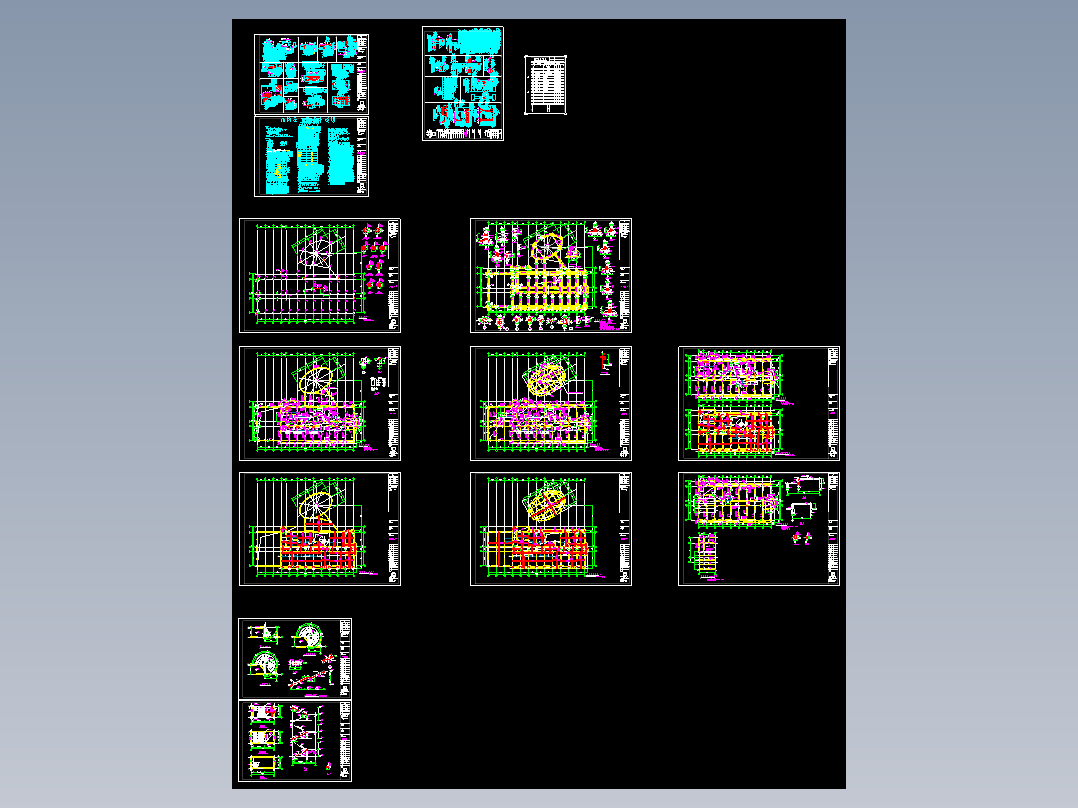 【4层】3727平米四层框架商务楼施工组织设计及工程量计价清单（含部分建筑图，完整结构图，总平图，横道图）