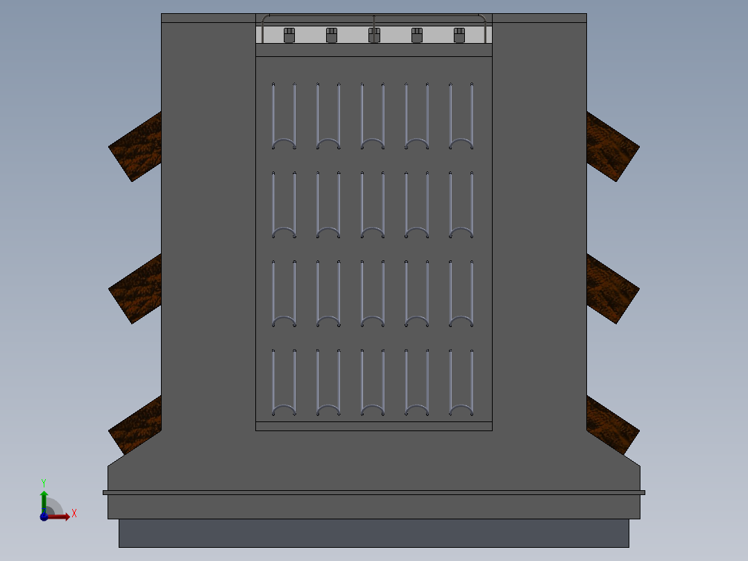 葡萄酒架葡萄酒储藏室前视图