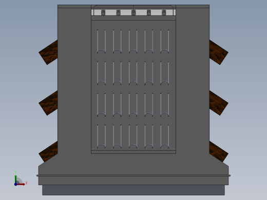 葡萄酒架葡萄酒储藏室前视缩略图