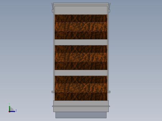 葡萄酒架葡萄酒储藏室左视缩略图