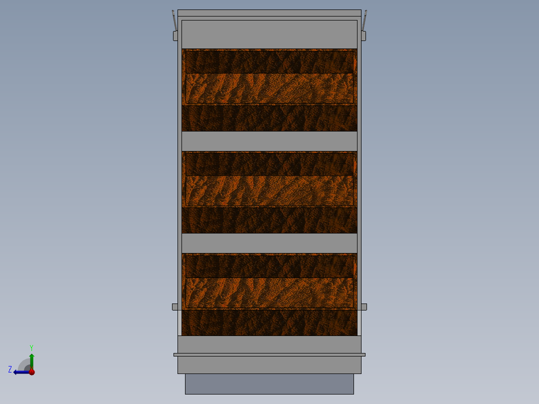 葡萄酒架葡萄酒储藏室右视图