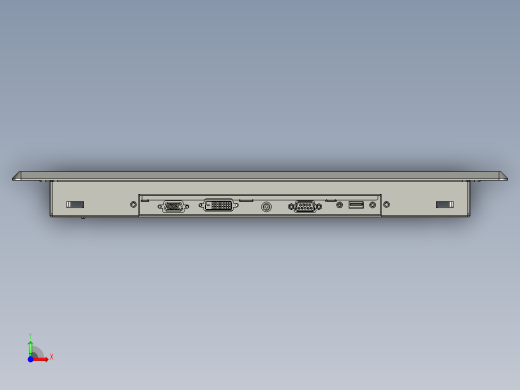 液晶面板3D前视缩略图