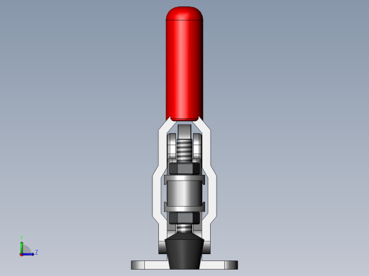 solidworks 高压250U肘节夹左视缩略图