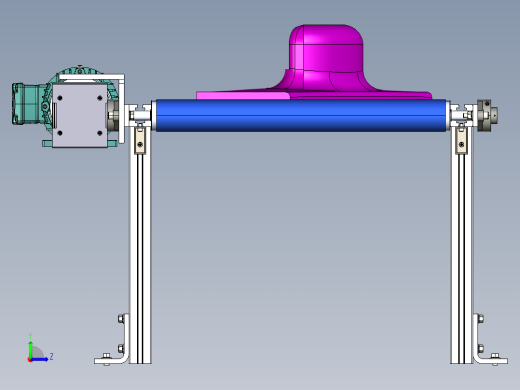 3轴手持式无刷万向节模型左视缩略图