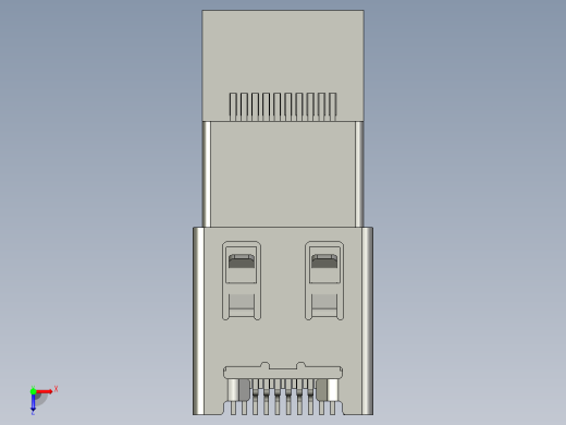 Micro HDMI（双向插入）俯视缩略图