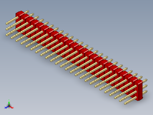 彩色公头100mil（2.54mm）系列-DS1021_red_3x25p_100mil_Type1_rev1.0