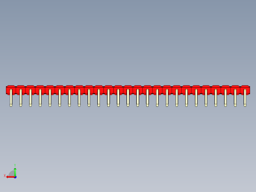 彩色公排针 100mil 2.54mm 系列-DS1022_red_1x25p_100mil_TypeD_rev1.0后视缩略图