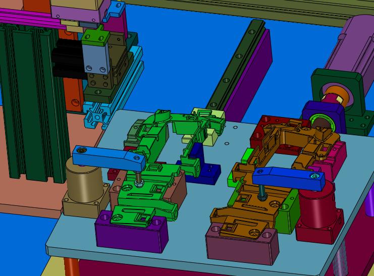 塑料产品金属卡扣的扣合设备