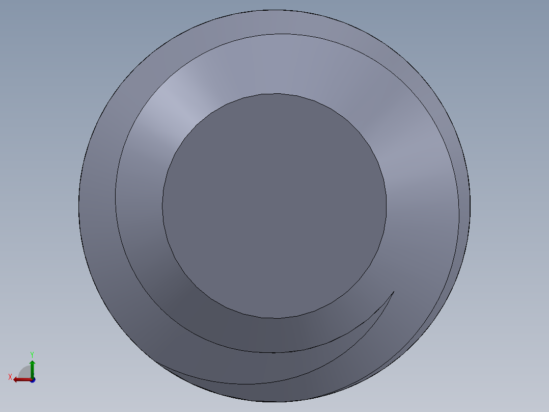 UNC 平头紧定螺钉-UNC SET SCREW 5-40 x0.250.SLDPRT后视图