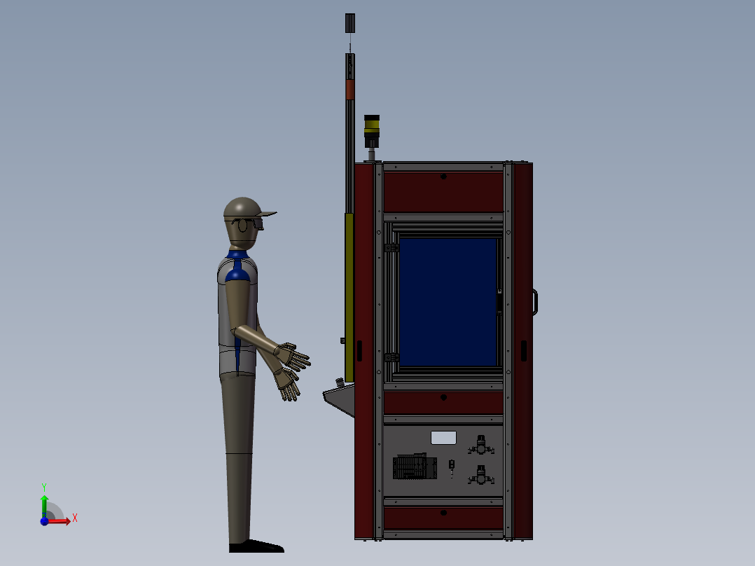 生产单元前视图