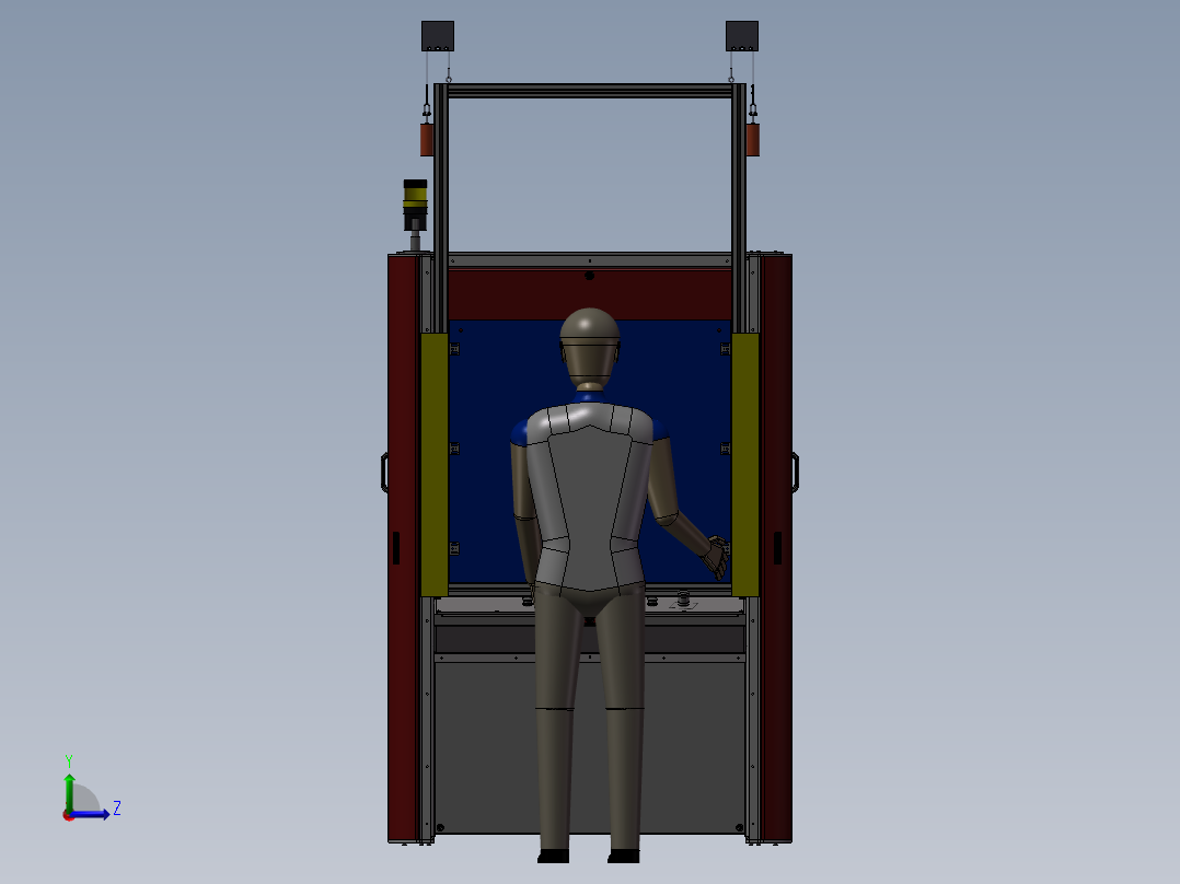 生产单元左视图