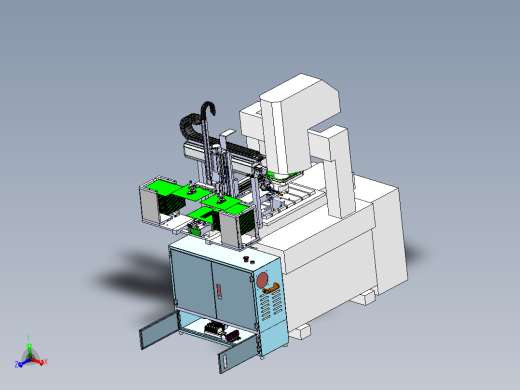 双工位玻璃屏自动供取料设备