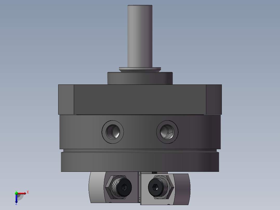 DSM-32-270-P-A摆动气缸俯视图