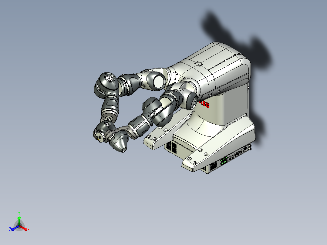 ABB IRB14000 YUMI双臂工业机器人资料主视图